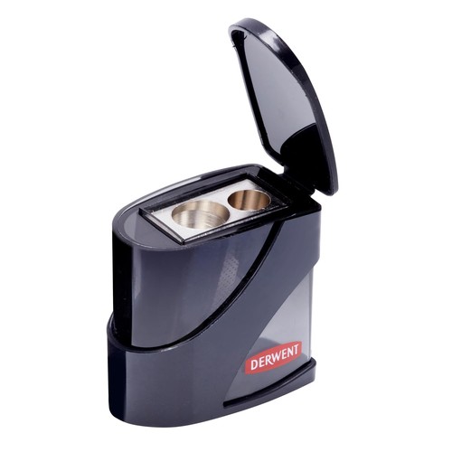 Twin hole pencil sharpener - pencil,