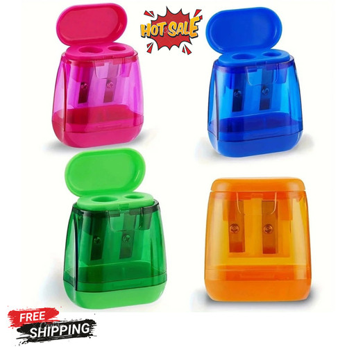 Dual hole pencil sharpener - 4,