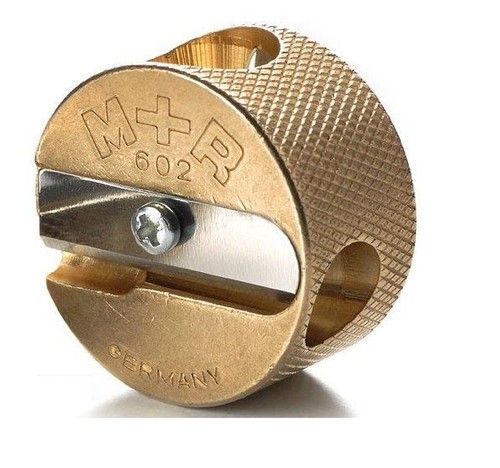 Brass pencil sharpener - m, r