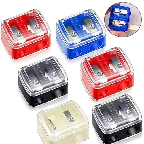 Dual hole pencil - hole, sharpener