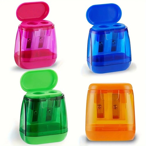 Dual hole pencil - 4, sharpener