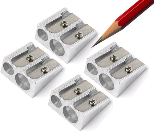 Metal pencil sharpener - pencil,